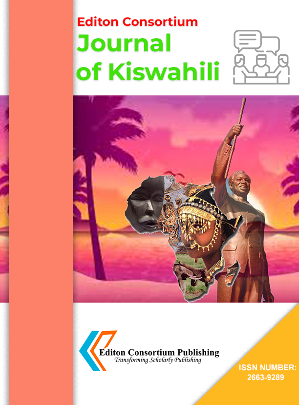 Editon Consortium Journal of Kiswahili